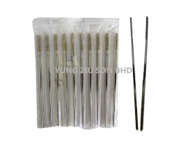 (5PAIR/PACK)STAINLESS STEEL 4 FACE PRINTING CHOPSTICKS(304)